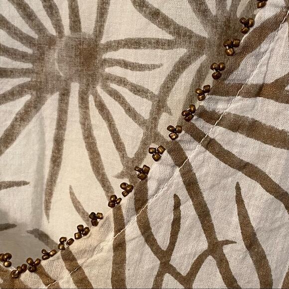 Gretchen Scott Coverup taupe tan brown Beach Swim XS - Picture 2 of 6